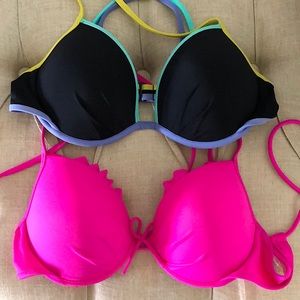 Two Victoria Secret bathing suit tops👙